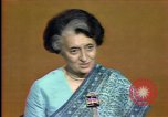 Standbild indische Premierministerin Indira Gandhi United States USA, 1982, aus Sekunde 47 historischem Filmmaterial Videoclip 65675045038