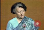Standbild indische Premierministerin Indira Gandhi United States USA, 1982, aus Sekunde 49 historischem Filmmaterial Videoclip 65675045038