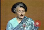Standbild indische Premierministerin Indira Gandhi United States USA, 1982, aus Sekunde 50 historischem Filmmaterial Videoclip 65675045038