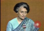 Standbild indische Premierministerin Indira Gandhi United States USA, 1982, aus Sekunde 52 historischem Filmmaterial Videoclip 65675045038