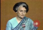 Standbild indische Premierministerin Indira Gandhi United States USA, 1982, aus Sekunde 54 historischem Filmmaterial Videoclip 65675045038