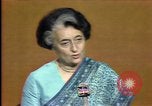 Standbild indische Premierministerin Indira Gandhi United States USA, 1982, aus Sekunde 57 historischem Filmmaterial Videoclip 65675045038