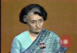Standbild indische Premierministerin Indira Gandhi United States USA, 1982, aus Sekunde 58 historischem Filmmaterial Videoclip 65675045038