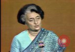 Standbild indische Premierministerin Indira Gandhi United States USA, 1982, aus Sekunde 59 historischem Filmmaterial Videoclip 65675045038