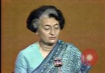 Standbild indische Premierministerin Indira Gandhi United States USA, 1982, aus Sekunde 61 historischem Filmmaterial Videoclip 65675045038