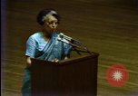 Standbild Indira Gandhi Washington DC USA, 1982, aus Sekunde 46 historischem Filmmaterial Videoclip 65675045039