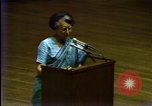 Standbild Indira Gandhi Washington DC USA, 1982, aus Sekunde 50 historischem Filmmaterial Videoclip 65675045039