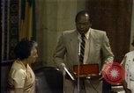 Standbild indische Premierministerin Indira Gandhi Los Angeles California USA, 1982, aus Sekunde 51 historischem Filmmaterial Videoclip 65675045042
