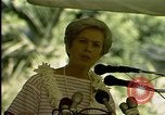 Standbild Indira Gandhi Honolulu Hawaii USA, 1982, aus Sekunde 61 historischem Filmmaterial Videoclip 65675045043