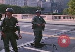 Image of National Guard troops Chicago Illinois USA, 1968, second 52 stock footage video 65675045051