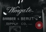 Image of W.C.Wingate Barber and Beauty Supply Company Philadelphia Pennsylvania USA, 1946, second 8 stock footage video 65675045066