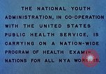 Immagine di Esame sanitario United States USA, 1941, secondo 26 filmato di repertorio 65675045080
