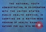 Immagine di Esame sanitario United States USA, 1941, secondo 32 filmato di repertorio 65675045080