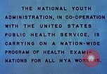 Immagine di Esame sanitario United States USA, 1941, secondo 33 filmato di repertorio 65675045080