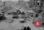 Image of ruins Germany, 1945, second 48 stock footage video 65675045091