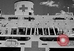 Image of USS Comfort attacked by kamikaze Okinawa Ryukyu Islands, 1945, second 6 stock footage video 65675045093