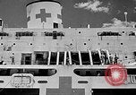 Image of USS Comfort attacked by kamikaze Okinawa Ryukyu Islands, 1945, second 9 stock footage video 65675045093