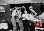 Image of USS Comfort attacked by kamikaze Okinawa Ryukyu Islands, 1945, second 44 stock footage video 65675045093