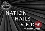 Image of V-E day celebration United States USA, 1945, second 1 stock footage video 65675045095