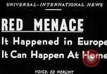Image of communist May Day parades Paris and Berlin East Germany Europe, 1950, second 5 stock footage video 65675045097