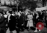 Image of communist May Day parades Paris and Berlin East Germany Europe, 1950, second 8 stock footage video 65675045097
