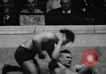 Image of professional wrestling match Cleveland Ohio USA, 1950, second 26 stock footage video 65675045098
