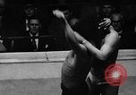 Image of professional wrestling match Cleveland Ohio USA, 1950, second 34 stock footage video 65675045098
