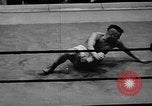 Image of professional wrestling match Cleveland Ohio USA, 1950, second 42 stock footage video 65675045098
