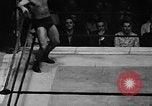 Image of professional wrestling match Cleveland Ohio USA, 1950, second 50 stock footage video 65675045098