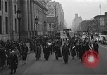 Standbild Works Progress Administration Erweiterung Parade New York City USA, 1937, aus Sekunde 50 historischem Filmmaterial Videoclip 65675045120