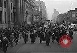 Standbild Works Progress Administration Erweiterung Parade New York City USA, 1937, aus Sekunde 52 historischem Filmmaterial Videoclip 65675045120
