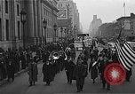 Standbild Works Progress Administration Erweiterung Parade New York City USA, 1937, aus Sekunde 57 historischem Filmmaterial Videoclip 65675045120