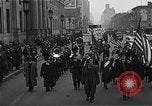 Standbild Works Progress Administration Erweiterung Parade New York City USA, 1937, aus Sekunde 60 historischem Filmmaterial Videoclip 65675045120