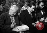 Image of Press corps Washington DC USA, 1950, second 5 stock footage video 65675045129