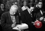 Image of Press corps Washington DC USA, 1950, second 13 stock footage video 65675045129