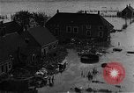 Image of flooded area Netherlands, 1953, second 9 stock footage video 65675045133