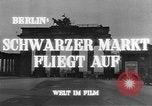 Image of black marketing Berlin Germany, 1946, second 6 stock footage video 65675045159