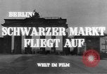 Image of black marketing Berlin Germany, 1946, second 8 stock footage video 65675045159