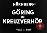 Image of war crimes trials Nuremberg Germany, 1946, second 3 stock footage video 65675045160