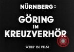 Image of war crimes trials Nuremberg Germany, 1946, second 6 stock footage video 65675045160