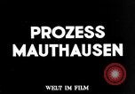 Image of Mauthausen war crimes trial Germany, 1946, second 3 stock footage video 65675045162
