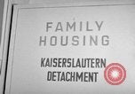 Image of Vogelweh housing area Kaiserslautern Germany, 1955, second 30 stock footage video 65675045168