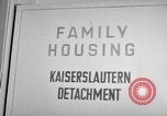Image of Vogelweh housing area Kaiserslautern Germany, 1955, second 32 stock footage video 65675045168