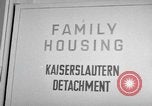 Image of Vogelweh housing area Kaiserslautern Germany, 1955, second 33 stock footage video 65675045168