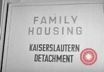 Image of Vogelweh housing area Kaiserslautern Germany, 1955, second 38 stock footage video 65675045168