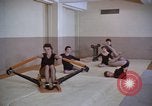 Image of Women exercise in gym Alaska USA, 1960, second 10 stock footage video 65675045187
