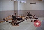 Image of Women exercise in gym Alaska USA, 1960, second 18 stock footage video 65675045187