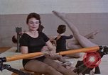 Image of Women exercise in gym Alaska USA, 1960, second 19 stock footage video 65675045187