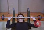 Image of Women exercise in gym Alaska USA, 1960, second 33 stock footage video 65675045187
