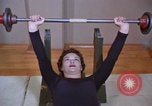 Image of Women exercise in gym Alaska USA, 1960, second 37 stock footage video 65675045187